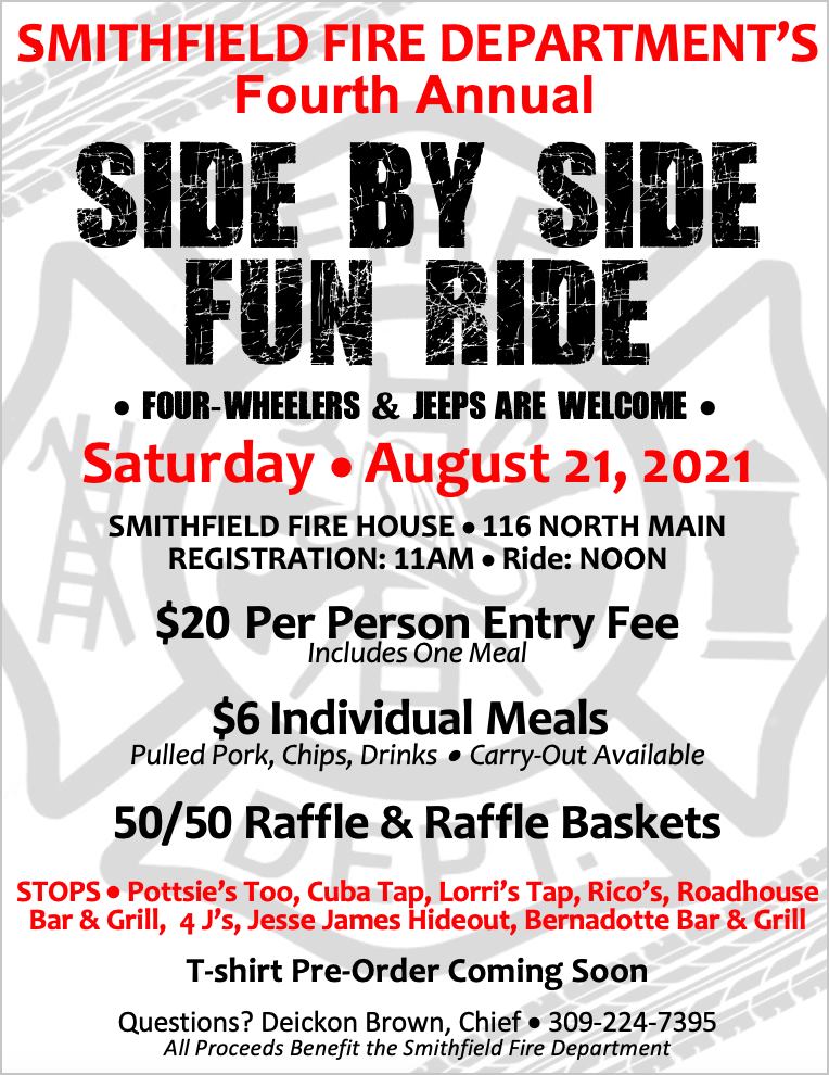 Smithfield Fire Depart. Side by Side Fun Ride